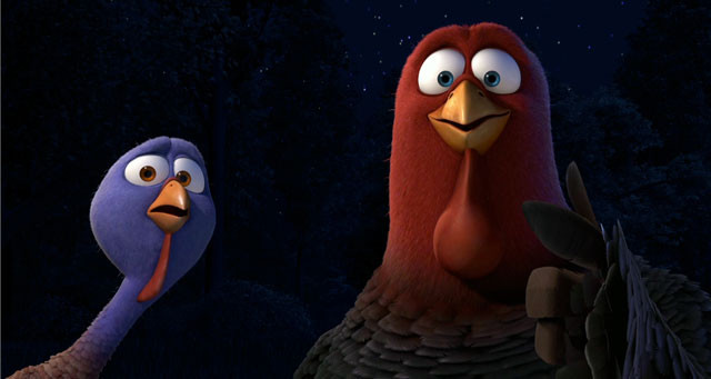 Animated Thanksgiving Turkey Movie
 Free Birds Trailer Finally a Weirdly High Concept