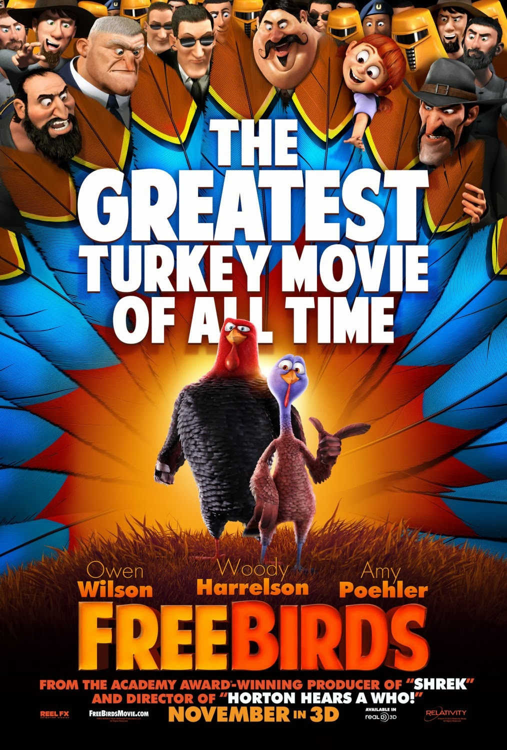 Animated Thanksgiving Turkey Movie
 Movie Segments for Warm ups and Follow ups Free Birds