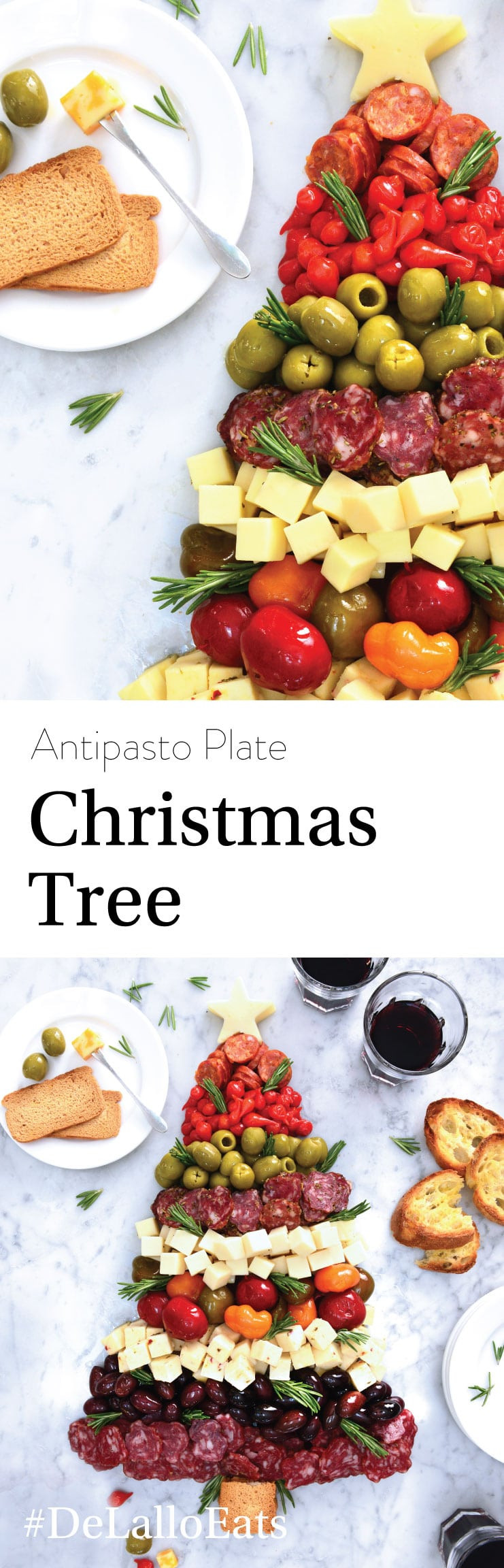 Antipasto Christmas Tree
 Christmas Tree Antipasto Plate DeLallo