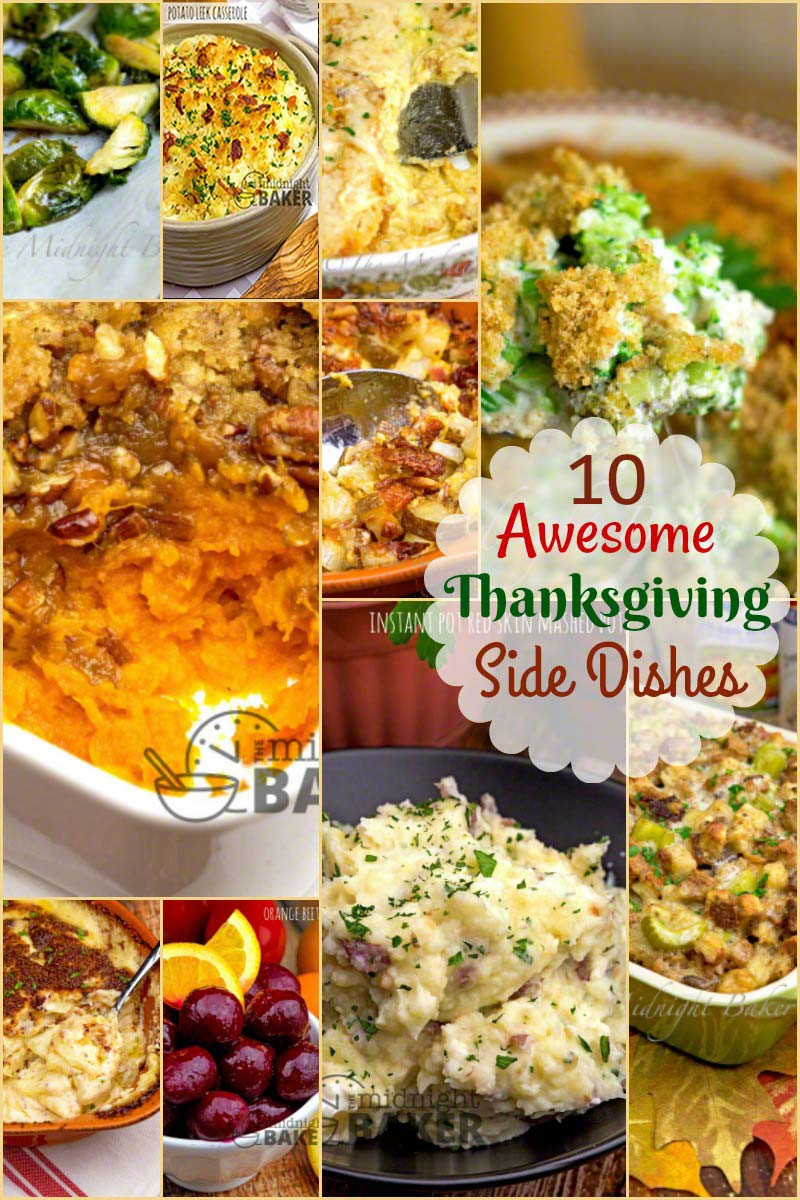 Awesome Thanksgiving Side Dishes
 10 Thanksgiving Side Dishes The Midnight Baker