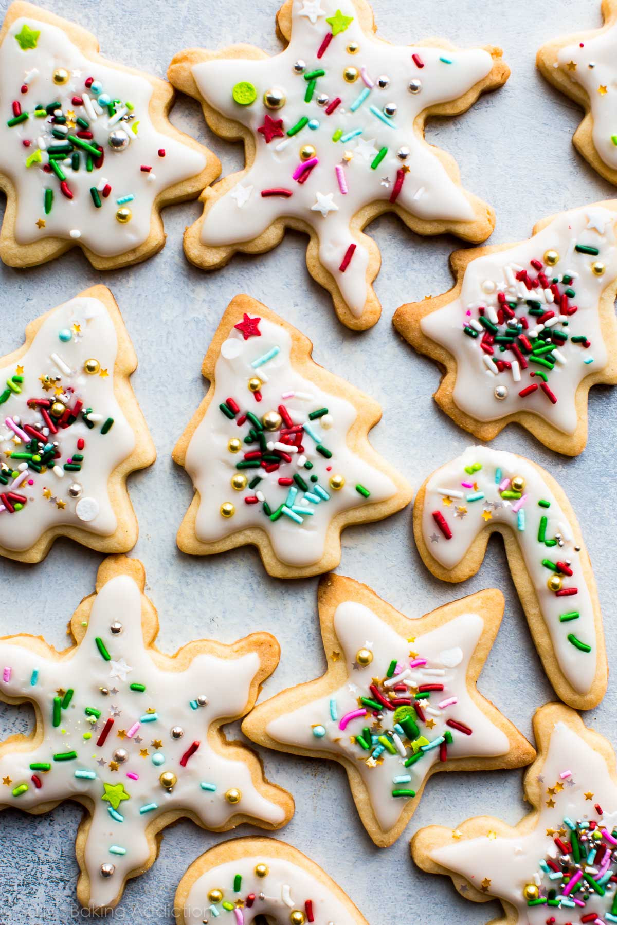 Baking For Christmas
 Holiday Cut Out Sugar Cookies with Easy Icing Sallys