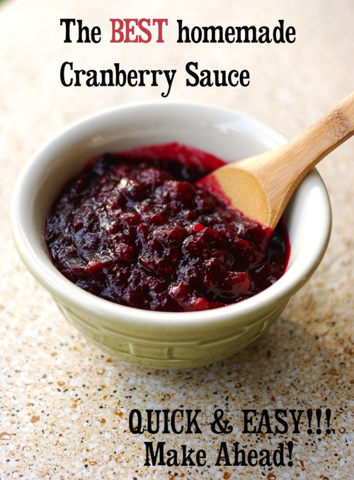 Best Cranberry Recipes Thanksgiving
 The Best Cranberry Sauce Ever Quick Easy and Make Ahead
