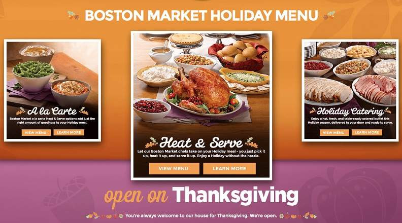 Boston Market Thanksgiving Dinners To Go
 Boston Market Thanksgiving Dinner Menu 2015 Meal Hours