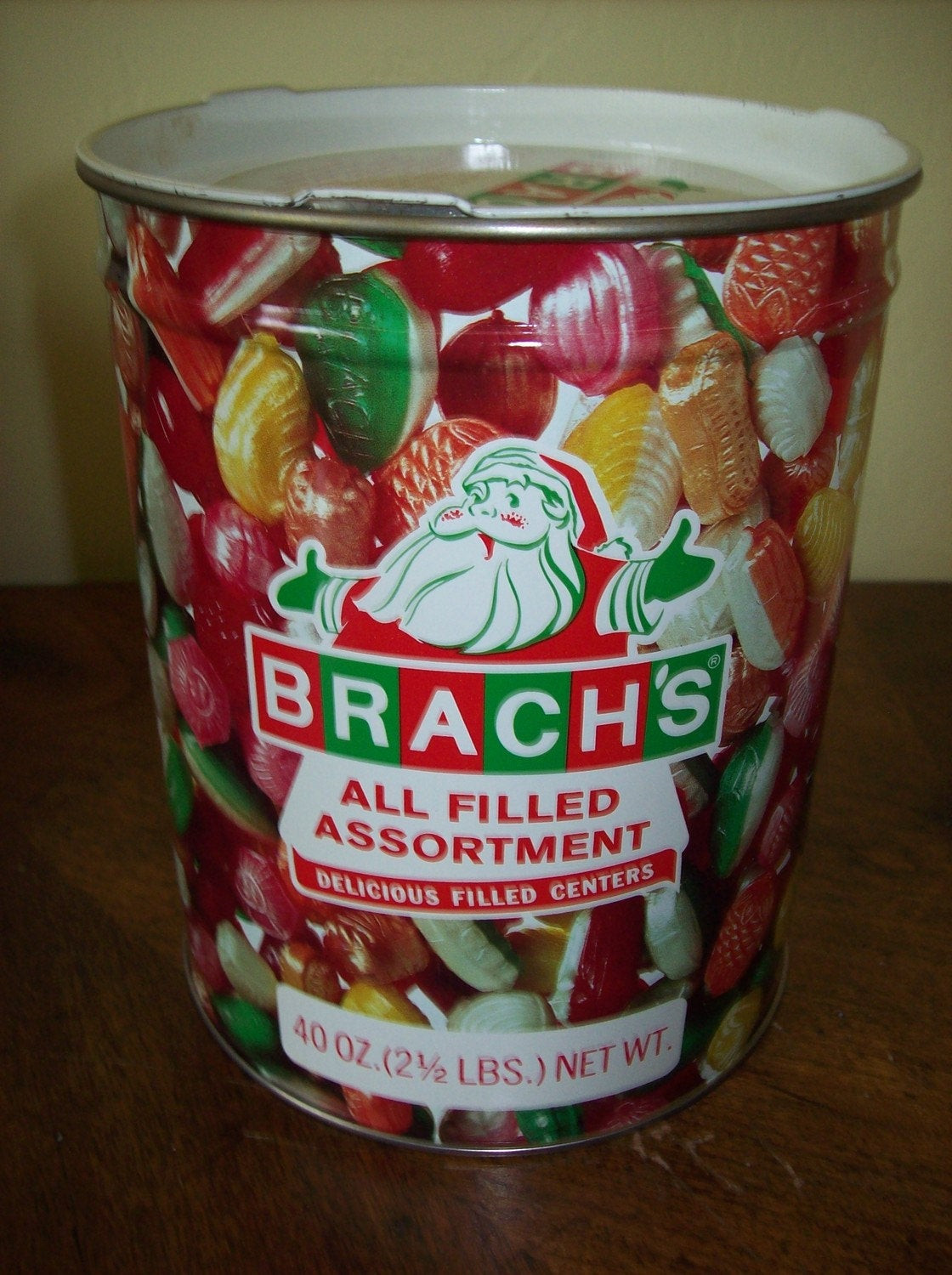 Brach Christmas Candy
 VINTAGE BRACHS CHRISTMAS CANDY TIN WITH SANTA by kris67 on
