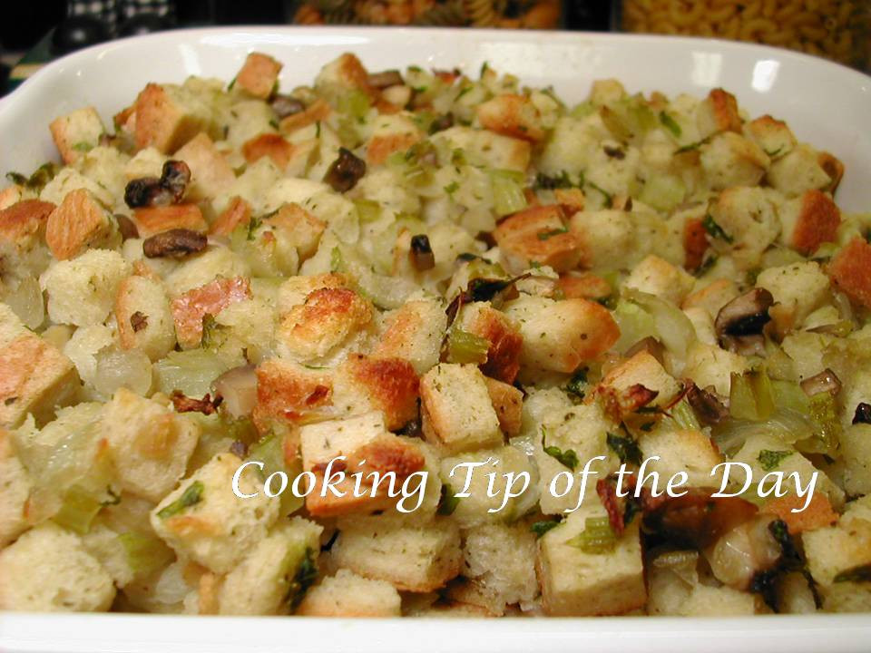 Bread Dressing For Thanksgiving
 Cooking Tip of the Day Recipe Bread Stuffing