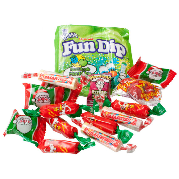 Bulk Christmas Candy
 Christmas Candy 7 Ounce Mesh Stockings 36 Piece Case