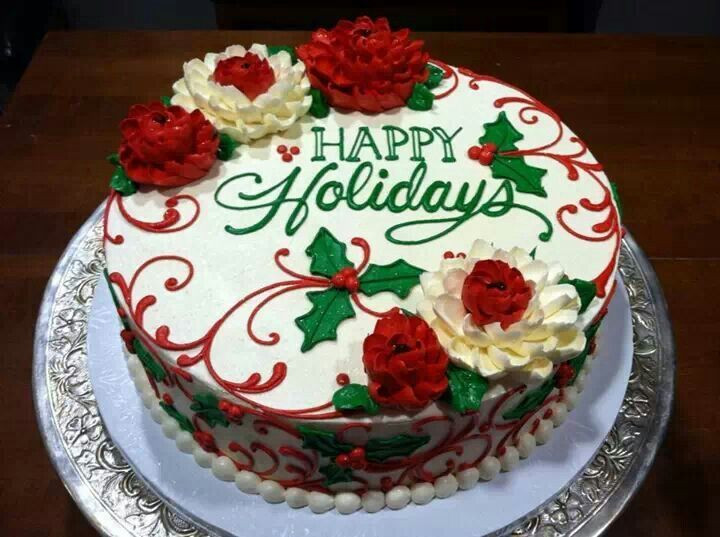 Buttercream Christmas Cakes
 11 best Christmas Cake Ideas images on Pinterest