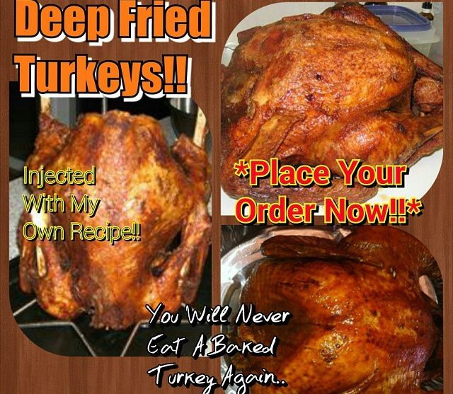 Buy Fried Turkey For Thanksgiving
 Deep Fried Jamaican Jerk Turkey Order Now 201 528 3785 We