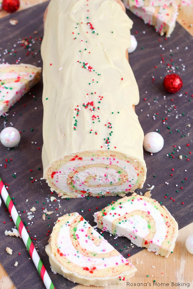 Cakes Recipes For Christmas
 Christmas vanilla roll cake recipe