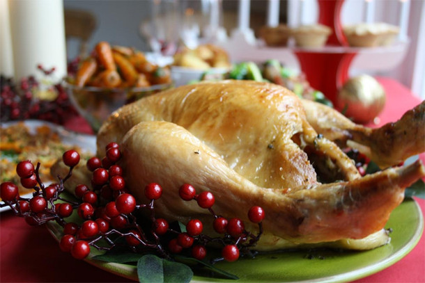 Calories In Thanksgiving Dinner
 Cut calories healthy Christmas dinner swaps