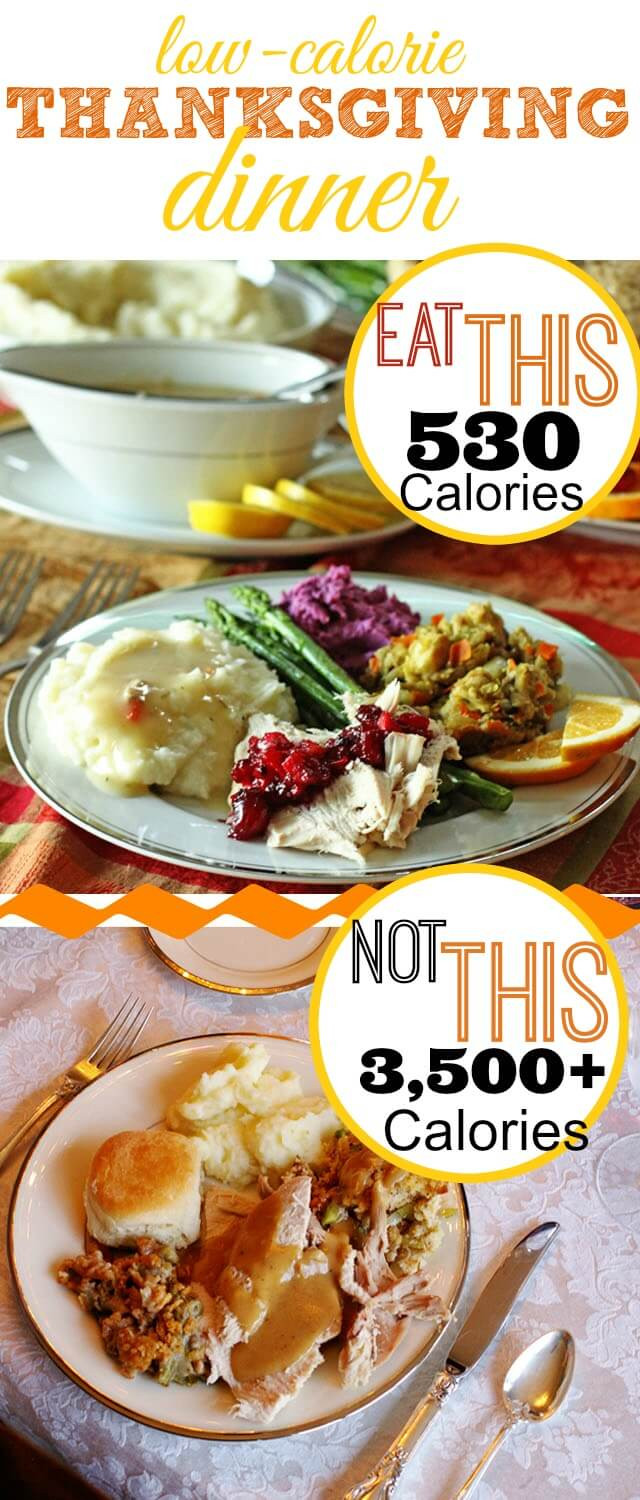 Calories In Thanksgiving Dinner
 Low Calorie Thanksgiving Dinner