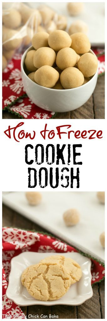 Can You Freeze Christmas Cookies
 How to Freeze Cookie Dough That Skinny Chick Can Bake