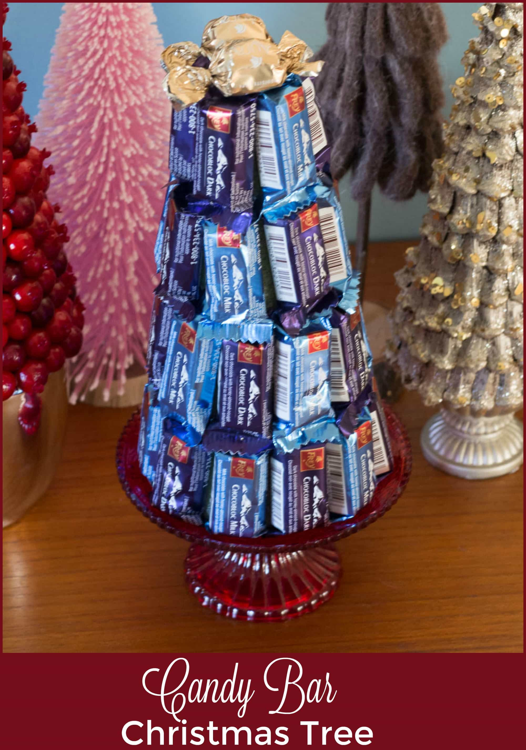Candy Bar Christmas Tree
 DIY Candy Bar Christmas Tree with Giveaway Upstate Ramblings