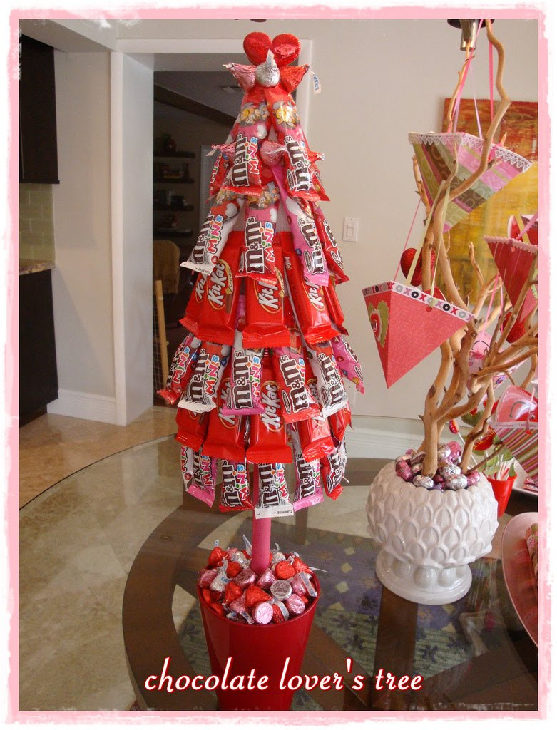 Candy Bar Christmas Tree
 sweet bambinos Real Party Valentines Day