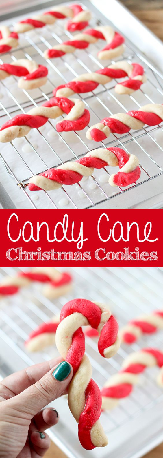 Candy Cane Christmas Cookies
 Pinterest • The world’s catalog of ideas
