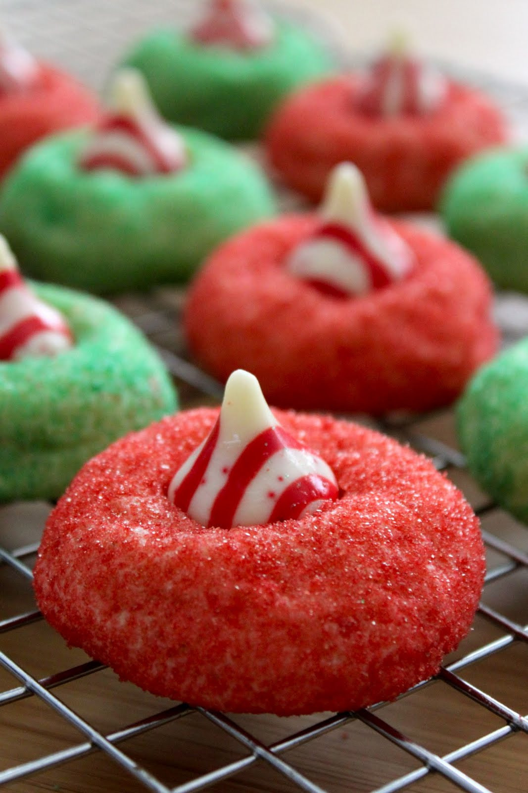 Candy Cane Christmas Cookies
 Baked Perfection Candy Cane Blossoms