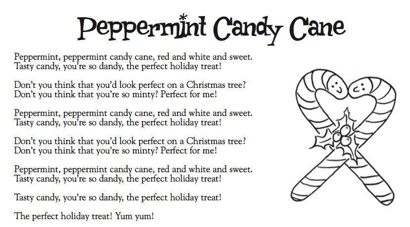 Candy Cane Christmas Lyrics
 Cranston Music Kinder Lyrics