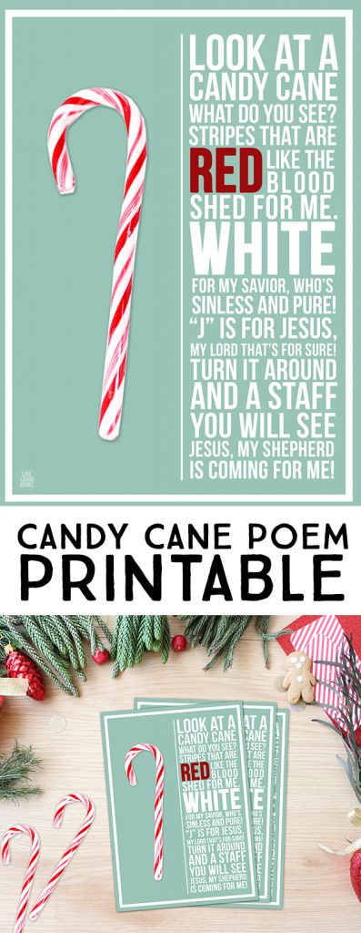 Candy Cane Christmas Poem
 Candy Cane Poem Printable Live Laugh Rowe