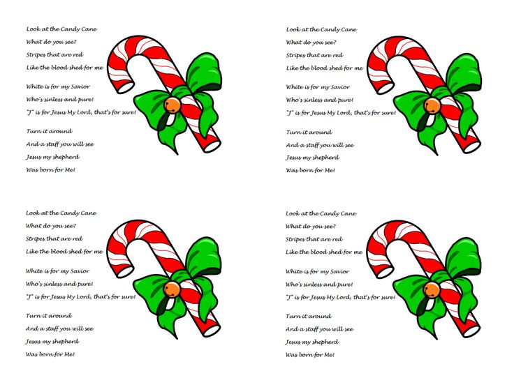 Candy Cane Christmas Poem
 17 Best ideas about Candy Poems on Pinterest