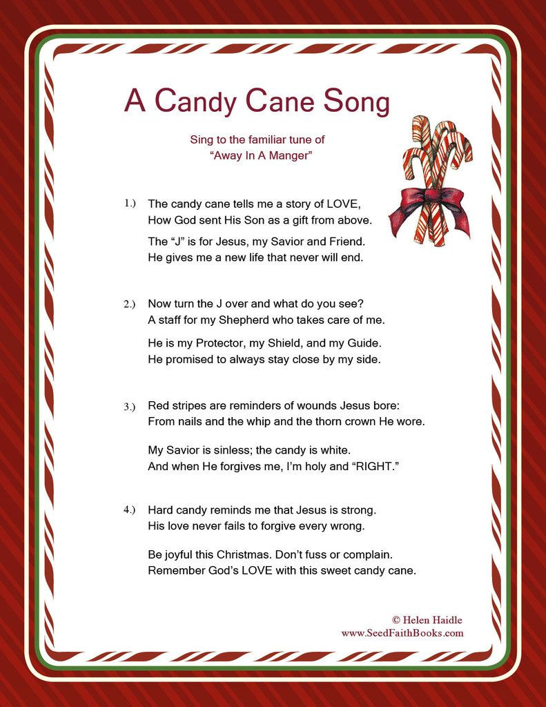Candy Cane Christmas Song
 Candy Cane Legend Song PDF