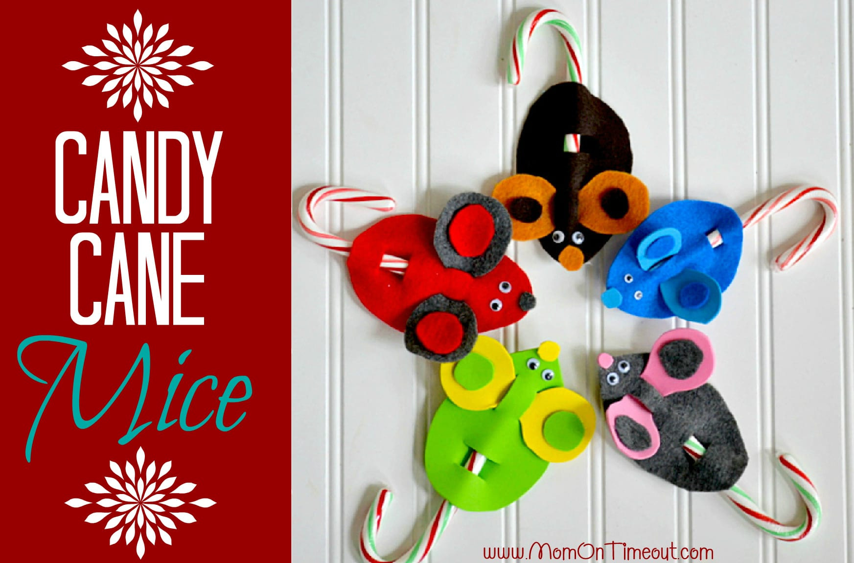 Candy Cane Crafts For Christmas
 Candy Cane Mice