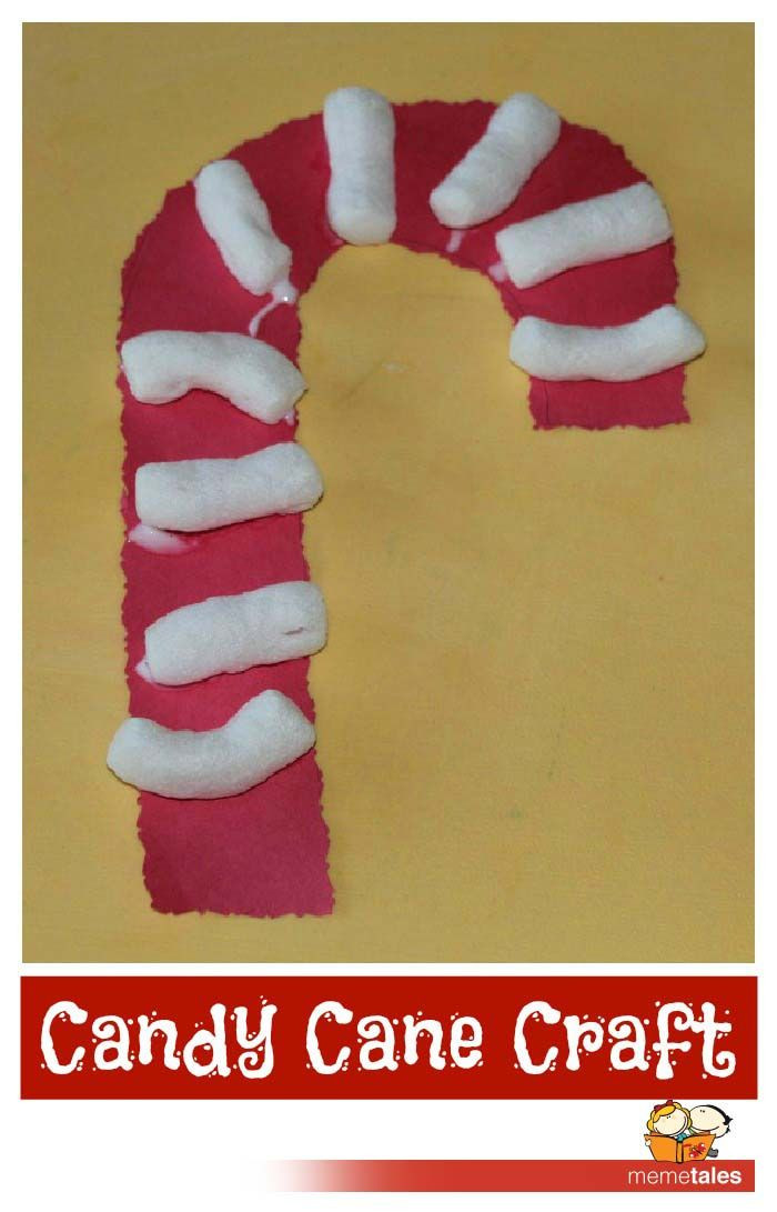 Candy Cane Crafts For Christmas
 Easy candy cane kids craft Christmas