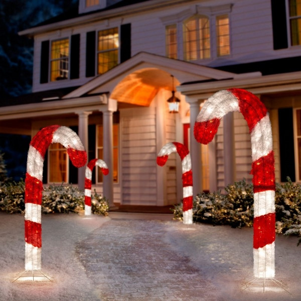 Candy Cane Outdoor Christmas Decorations
 Christmas yard decorations – festive ideas for the outdoor