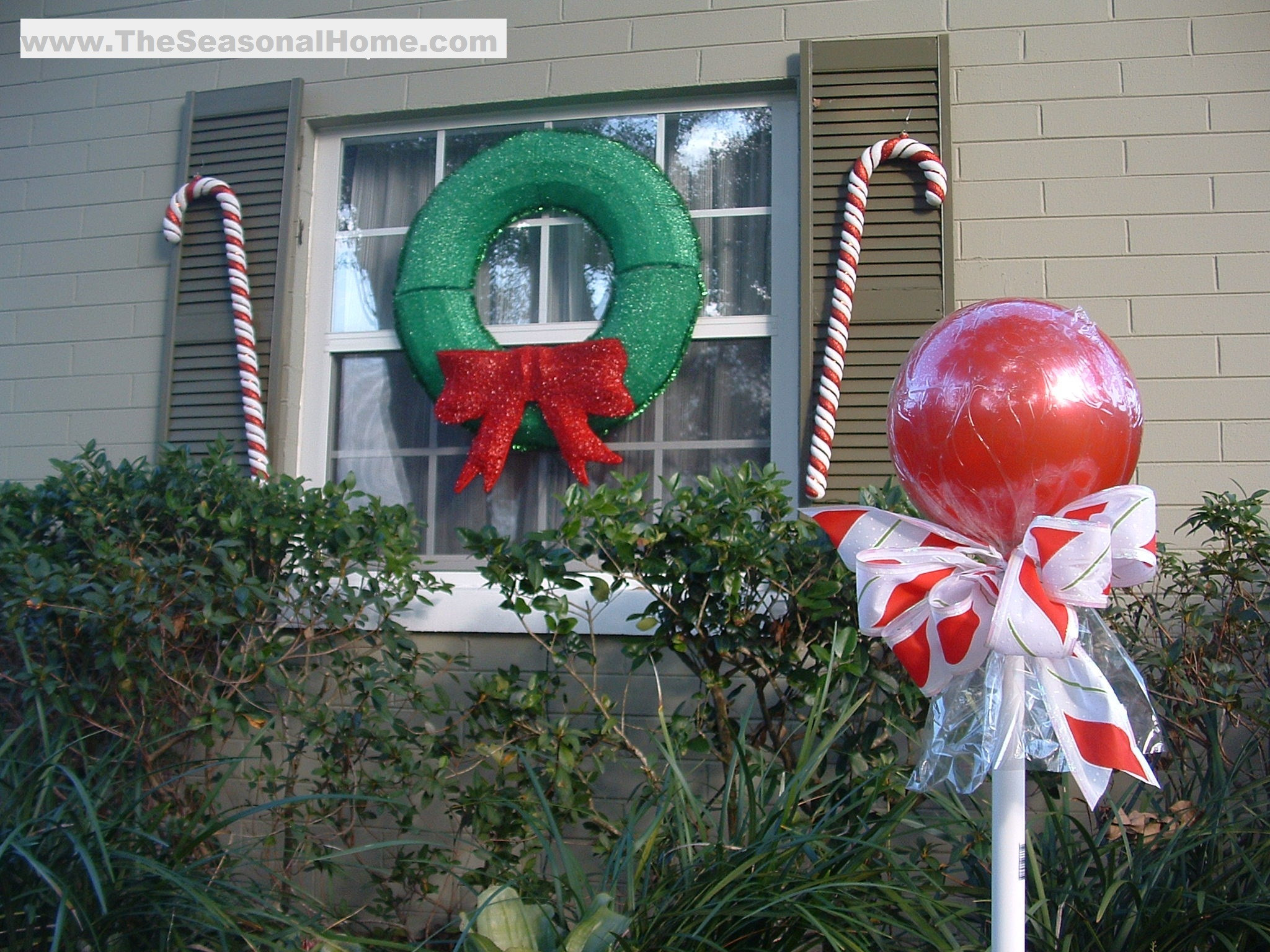 Candy Cane Outdoor Christmas Decorations
 Outdoor “CANDY” A Christmas Decorating Idea The