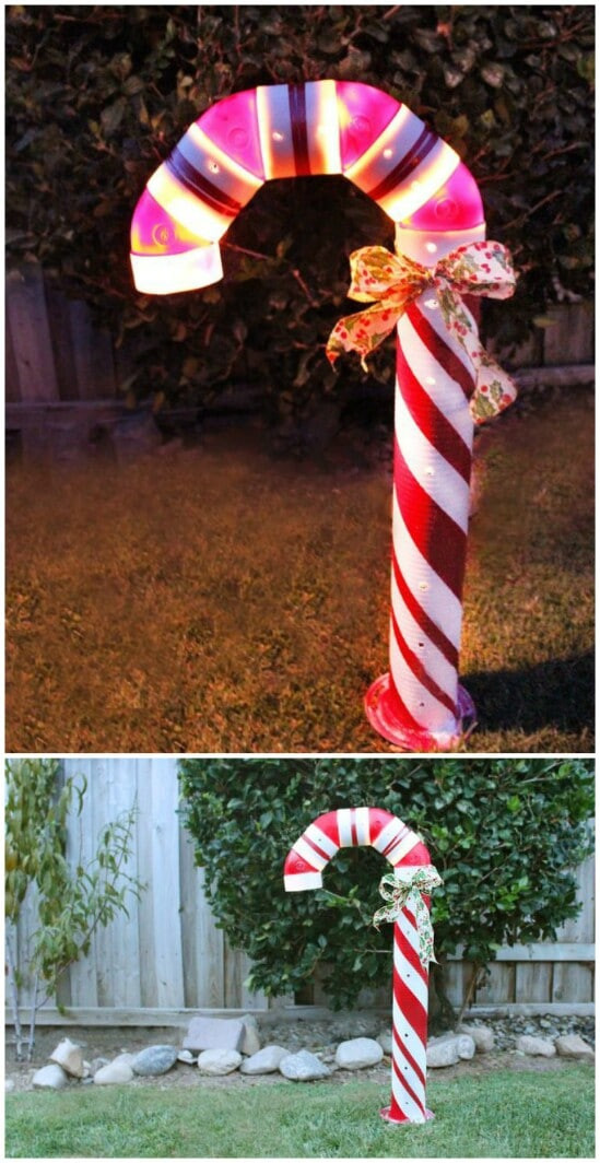 Candy Cane Outdoor Christmas Decorations
 20 Impossibly Creative DIY Outdoor Christmas Decorations