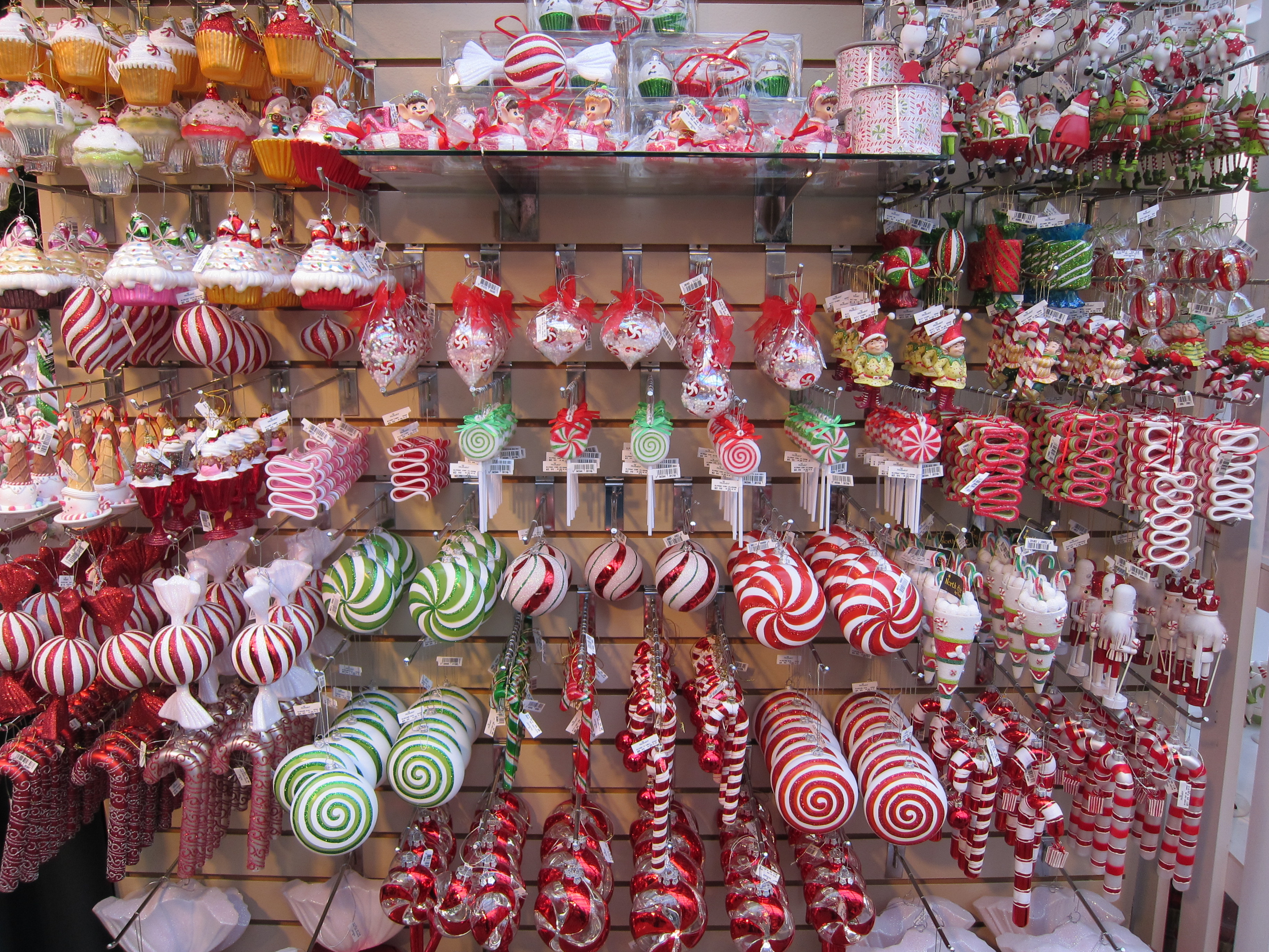 Candy Christmas Ornaments
 Christmas at Molbak’s