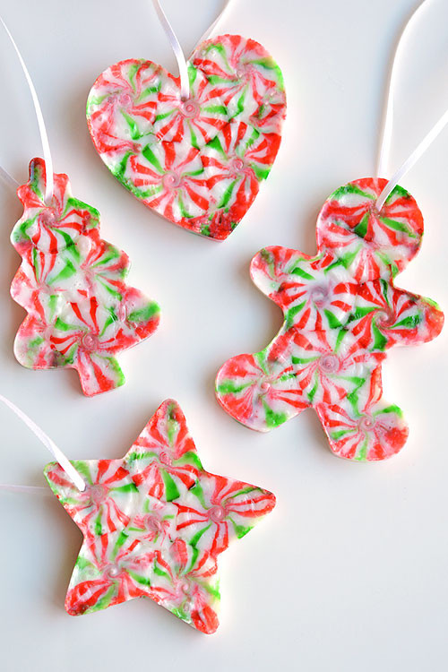 Candy Christmas Ornaments To Make
 Melted Peppermint Candy Ornaments
