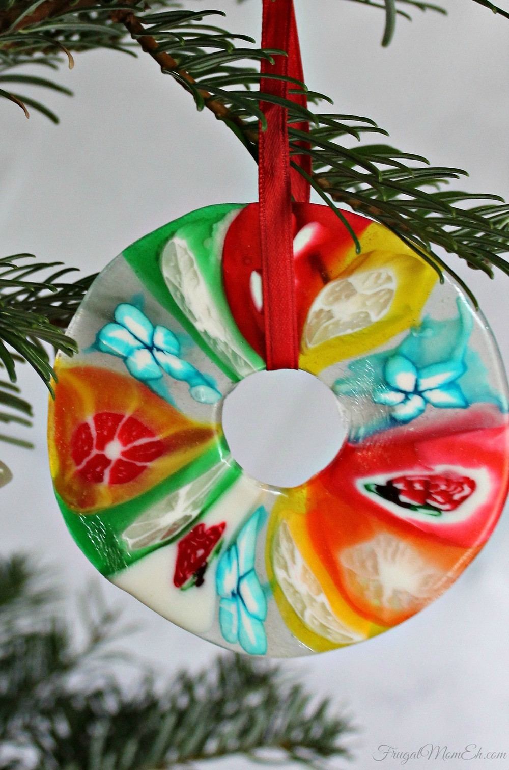 Candy Christmas Ornaments To Make
 Melted Candy Christmas Ornament Craft