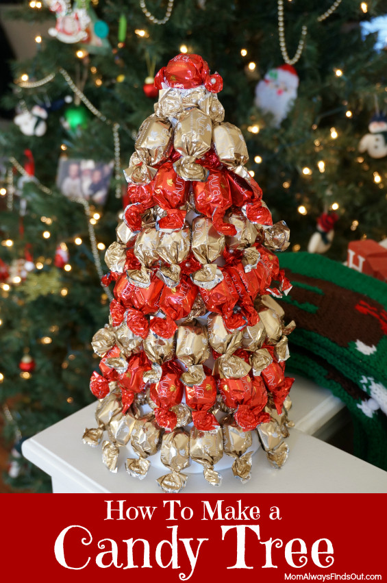 Candy Christmas Tree Craft
 How To Make a Candy Tree Using a Styrofoam Cone Tree Form