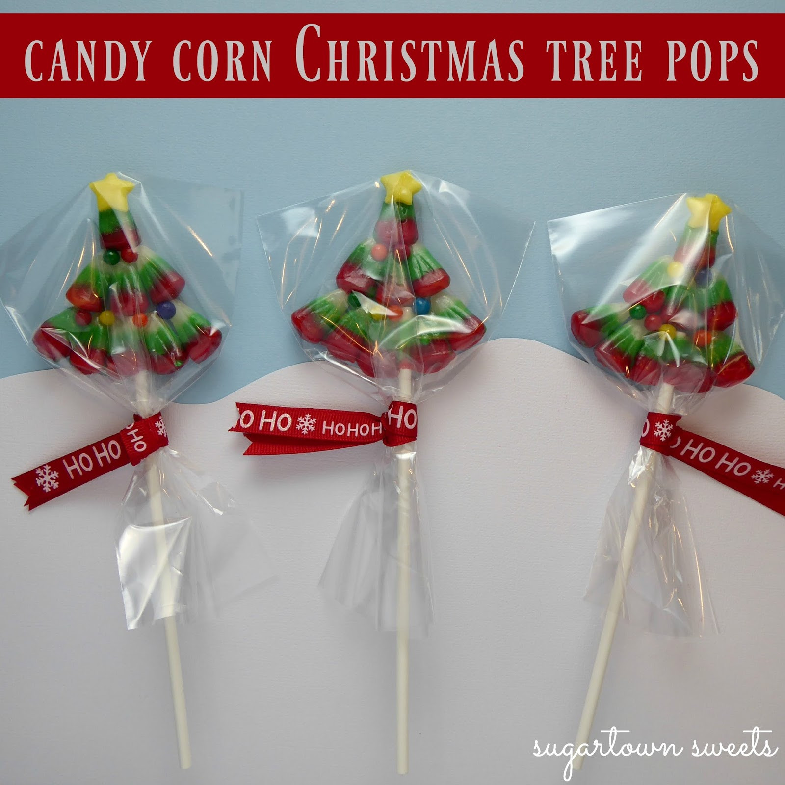 Candy Corn Christmas Tree
 Sugartown Sweets Candy Corn Christmas Tree Pops