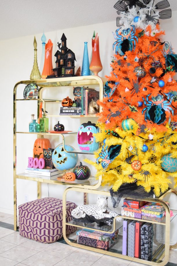 Candy Corn Christmas Tree
 Halloween Home Tour Day 4 with Jennifer Perkins