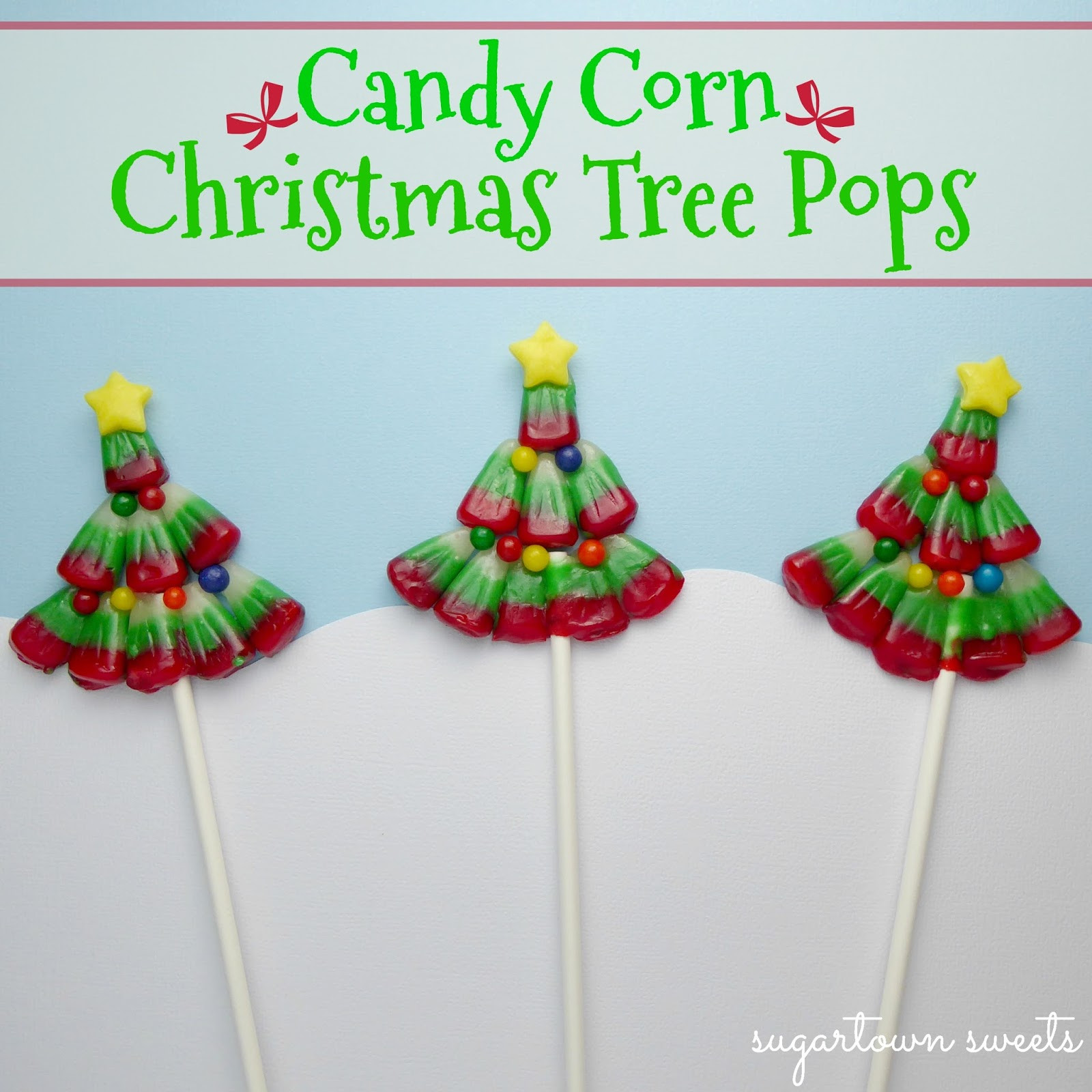 Candy Corn Christmas Tree
 Sugartown Sweets Candy Corn Christmas Tree Pops