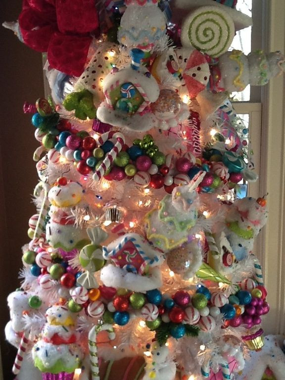 Candy Ornaments For Christmas Tree
 Candy land tree Check out that ornament garland