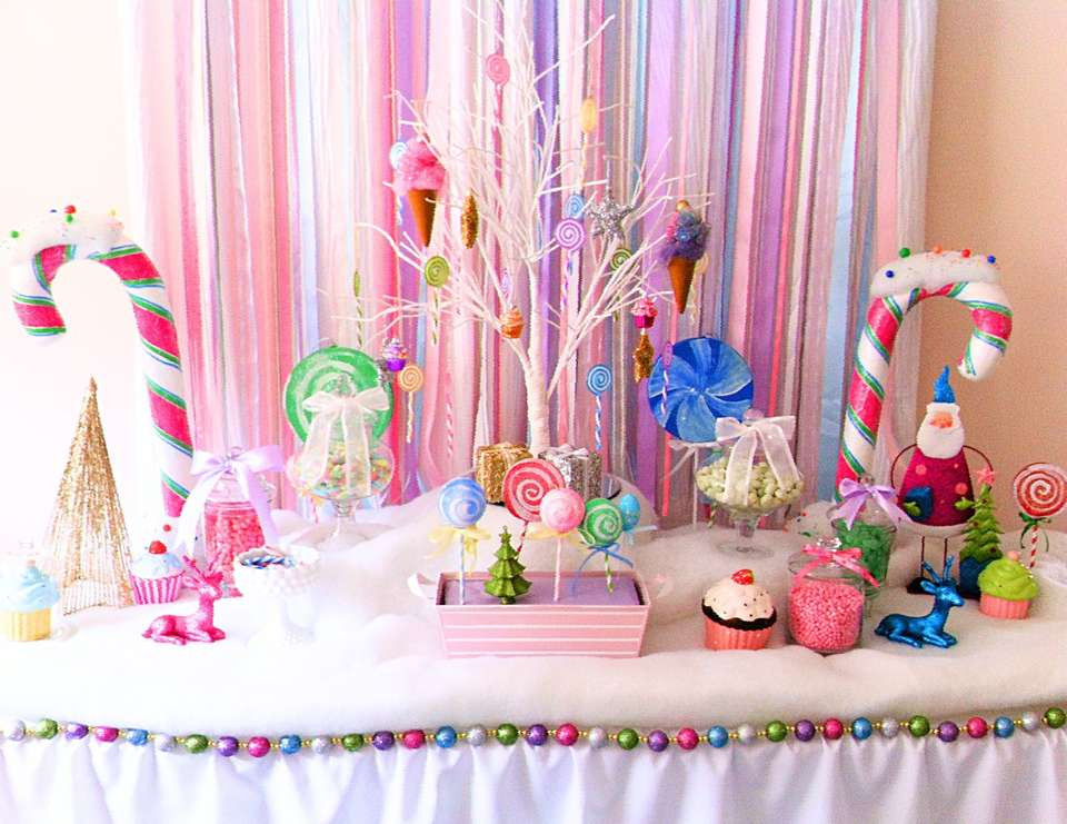 Candy Themed Christmas
 Christmas Holiday "A Glittery Christmas Candy Land