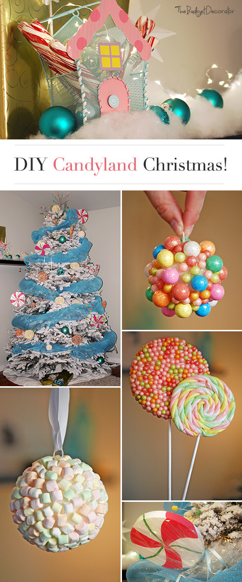 Candy Themed Christmas Ornaments
 Candyland Christmas Theme Tree • The Bud Decorator