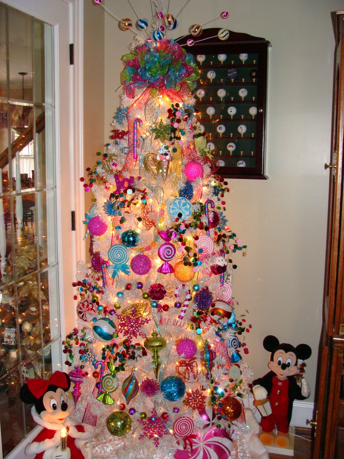 Candy Themed Christmas Tree
 Simple Treasures The Twelve Days of Christmas Day 7