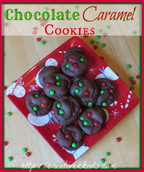 Caramel Christmas Cookies
 Chocolate Caramel Christmas Cookies