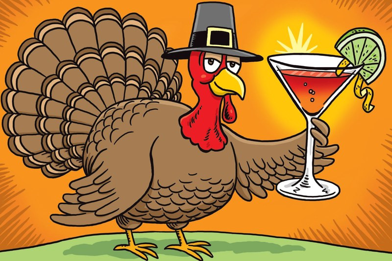 Cartoon Picture Of Turkey For Thanksgiving
 What Bartenders Drink on Thanksgiving—Before During and