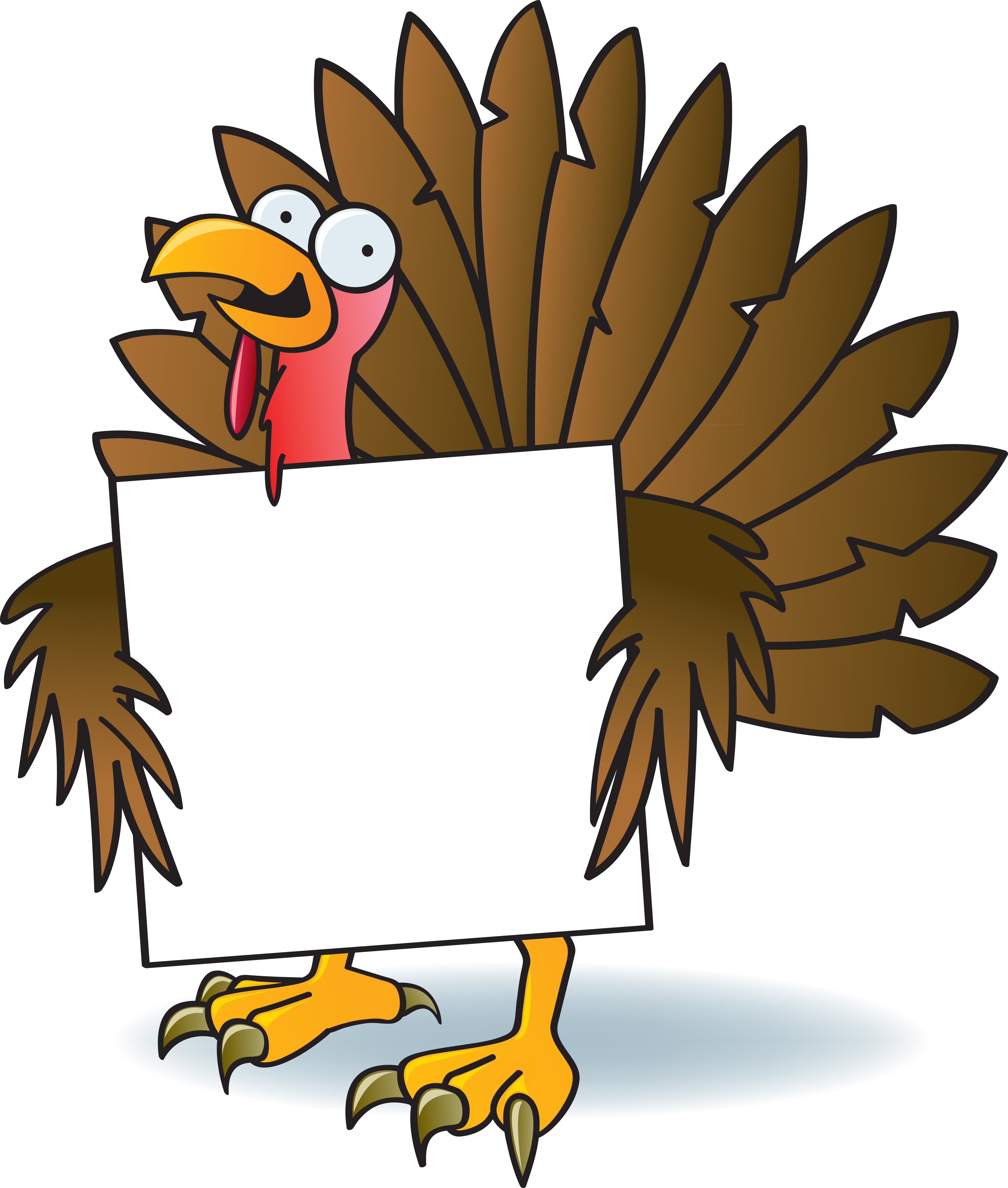 Cartoon Picture Of Turkey For Thanksgiving
 Illustration Vector by Jamie Slavy at Coroflot