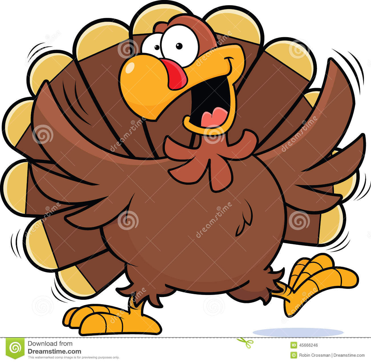 Cartoon Picture Of Turkey For Thanksgiving
 Cartoon Happy Turkey stock vector Illustration of cartoon