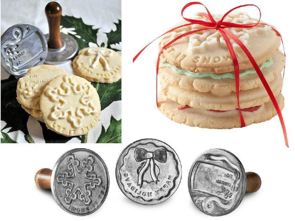 Cast Of Christmas Cookies
 Nordic Ware HOLIDAY Winter 3 Christmas COOKIE STAMPS SET