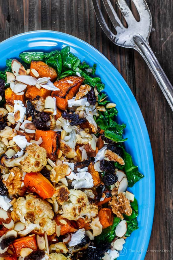 Cauliflower Thanksgiving Side Dishes
 Roasted Butternut Squash and Cauliflower Salad with Lemon