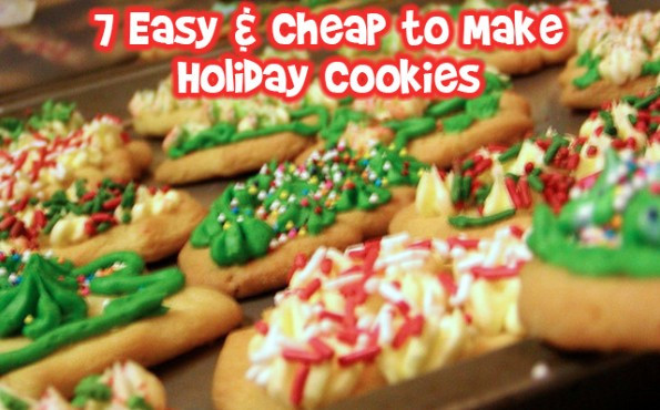 Cheap Christmas Cookies
 7 Easy & Cheap to Make Holiday Cookies