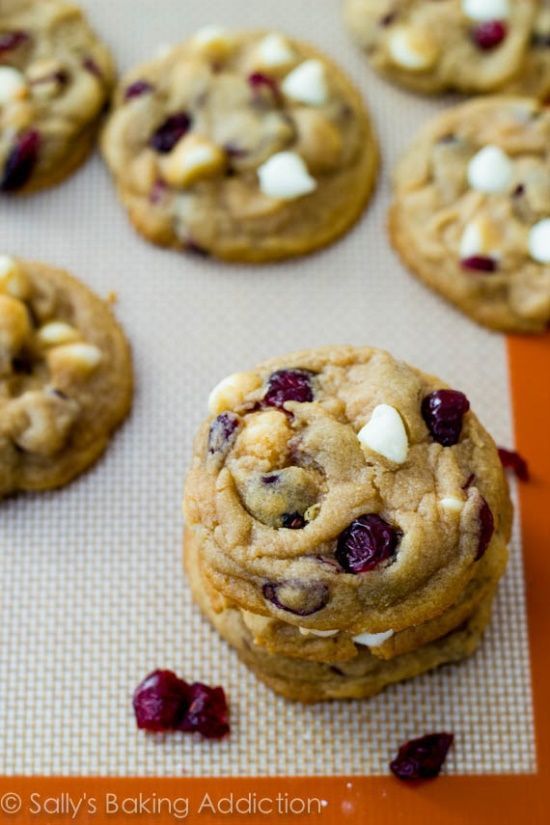 Chewy Christmas Cookies
 Soft Baked White Chocolate Cranberry Cookies