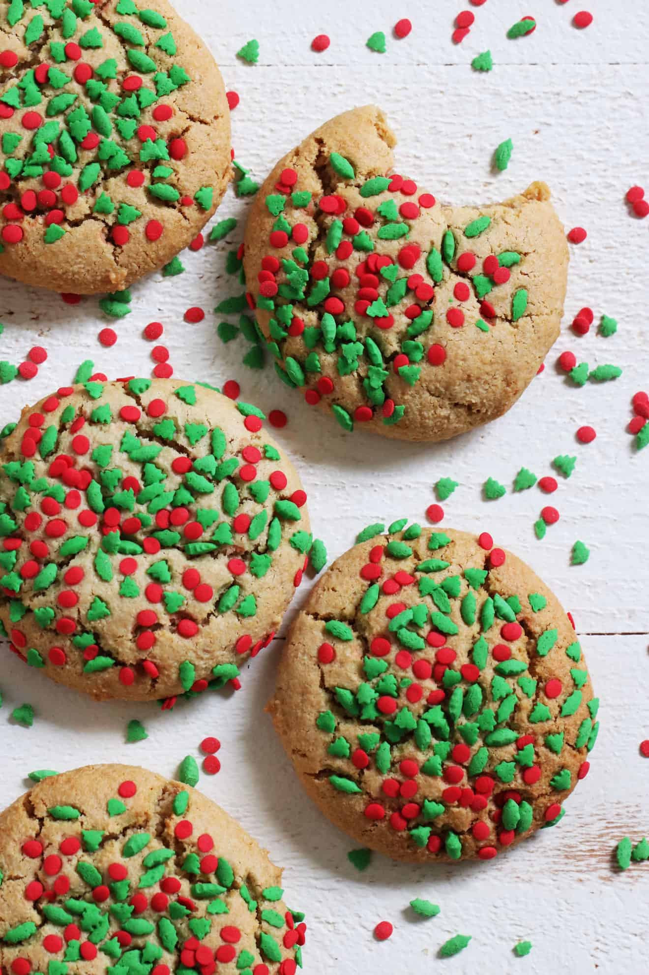 Chewy Christmas Cookies
 Chewy Christmas Sprinkle Cookies The Toasted Pine Nut