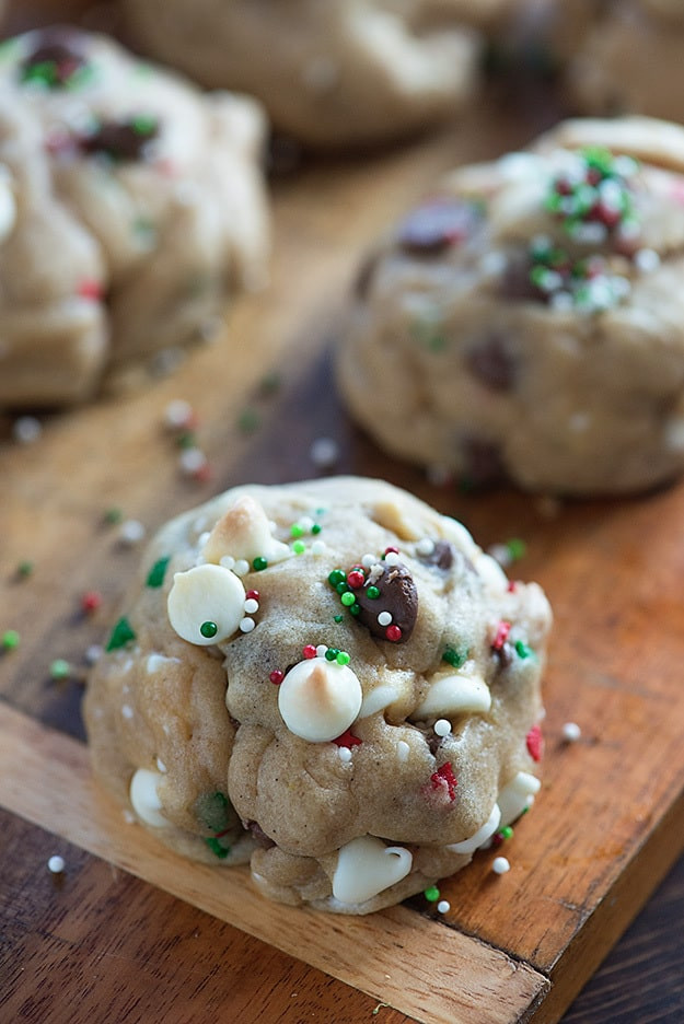 Choc Chip Christmas Cookies
 Chocolate Chip Christmas Cookies — Buns In My Oven